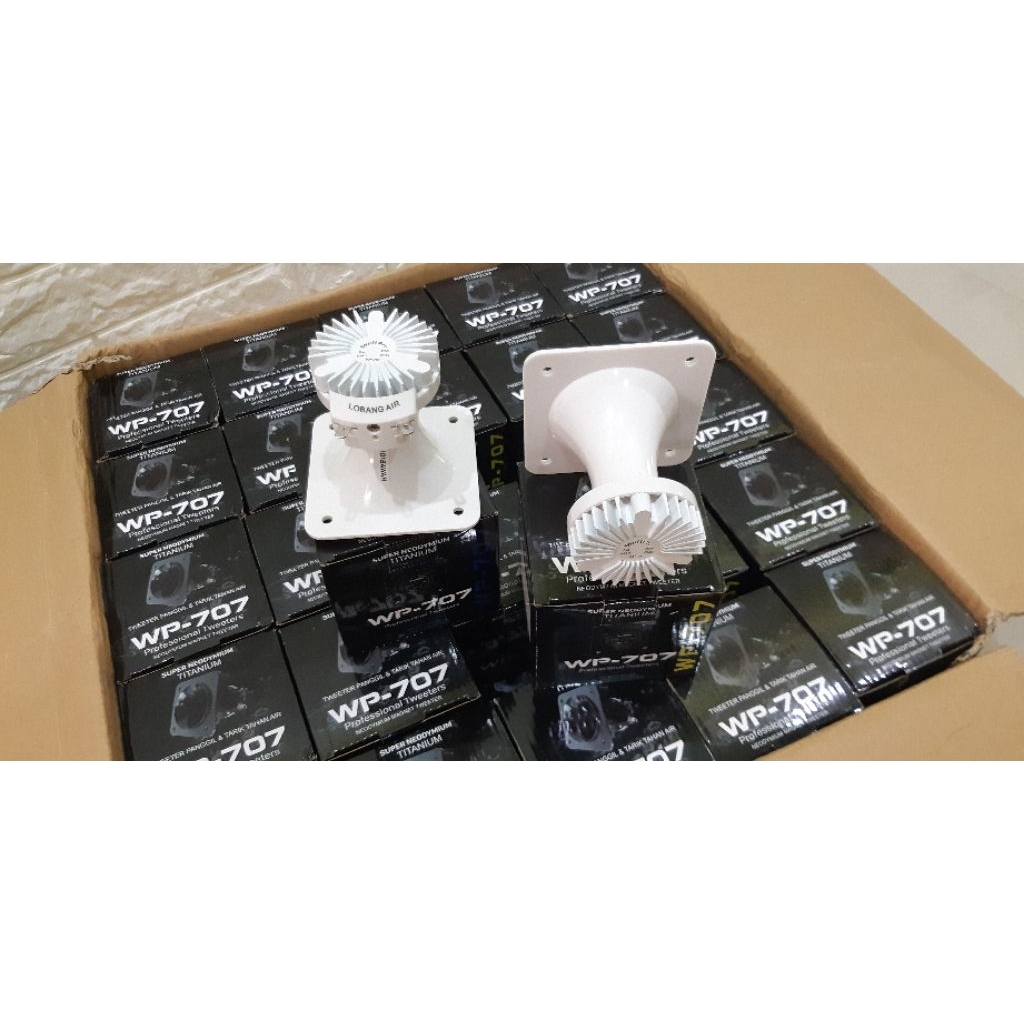 Speaker Panggil Walet Tahan Air Magnet Neodymium WP-707 Hitam, Tweeter Panggil Walet, Tweeter Pancin