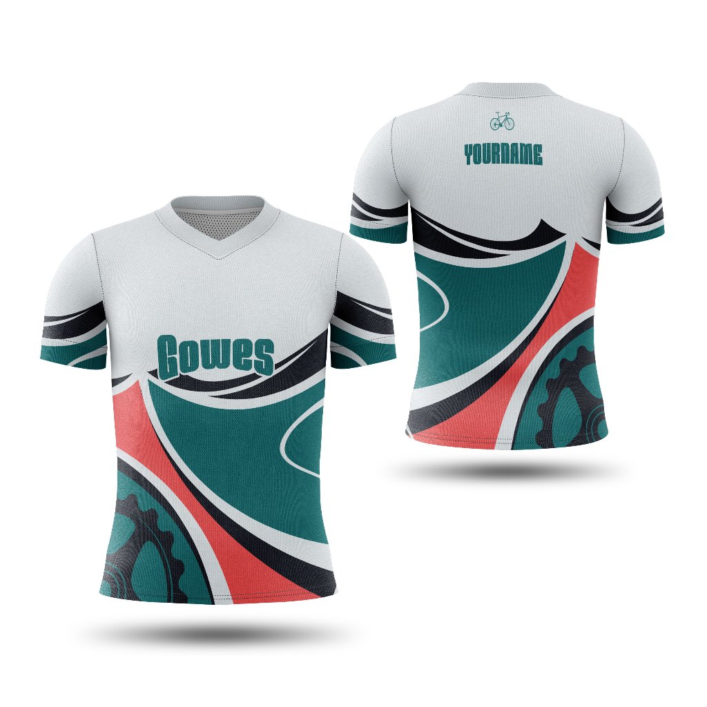 Baju Pria Kaos Jersey Olahraga Gowes sepedah 2025 Bersepedah Art 1 Custom Full Print