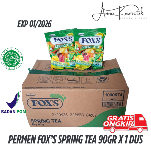 

Permen fox's Spring Tea 90gr x 1 Dus