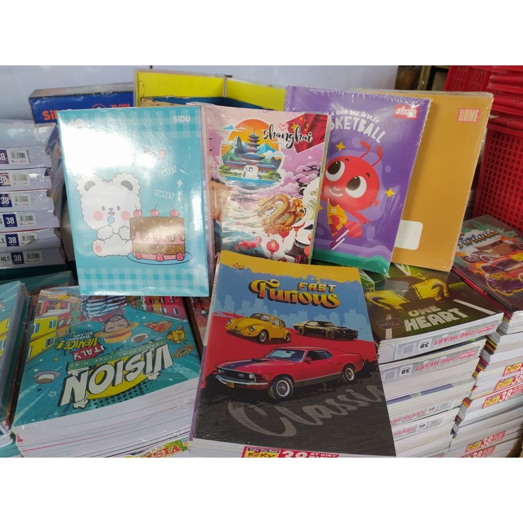 

Pack / Buku tulis 58 lembar SIDU/VISION (1 pack isi 10 pcs)