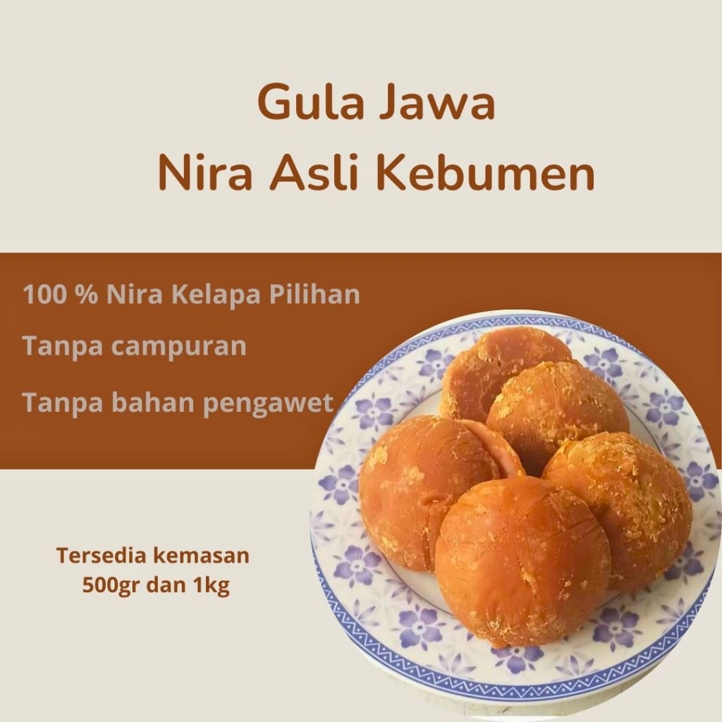

GULA JAWA ASLI KEBUMEN - GULA JAWA - GULA MERAH - GULA JAWA 1KG - GULA NIRA KELAPA ASLI PREMIUM