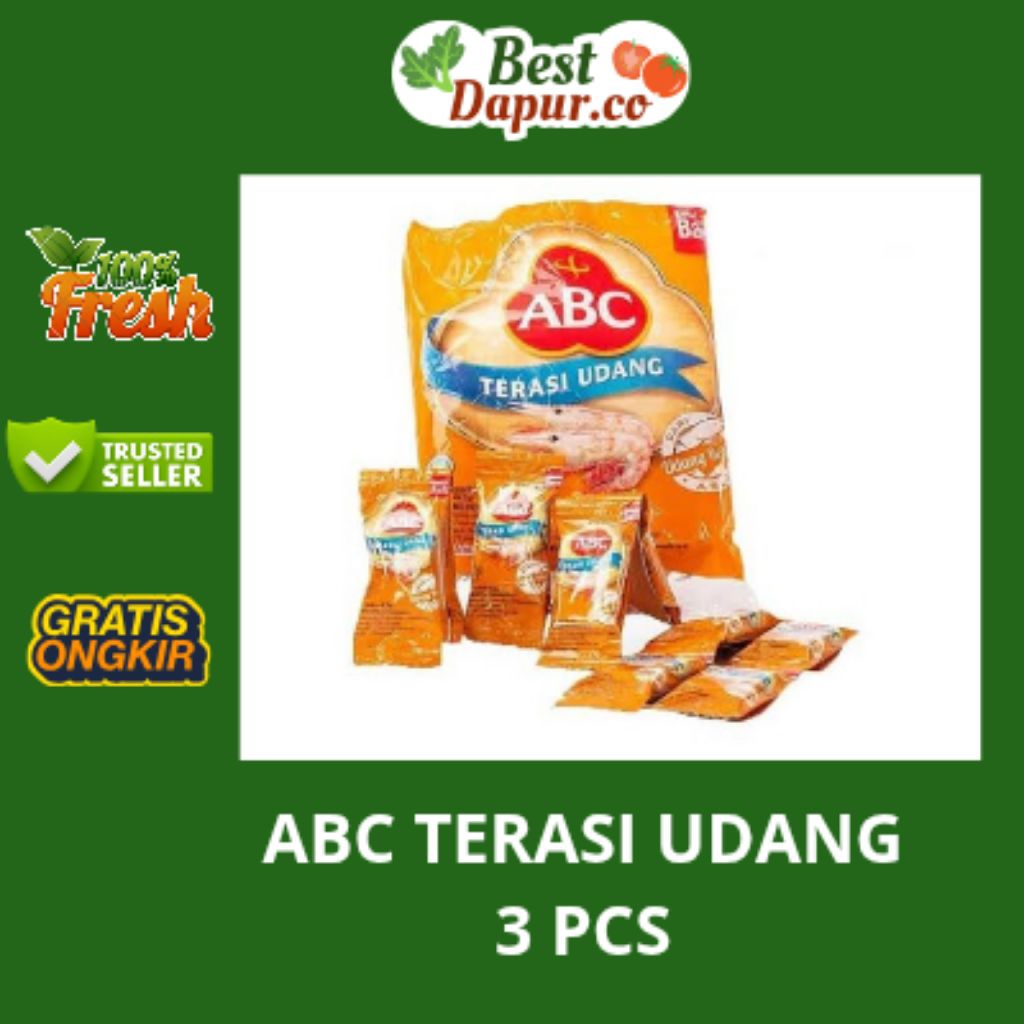 

TERASI UDANG ABC -- 3 PCS -- Best Dapur .Co