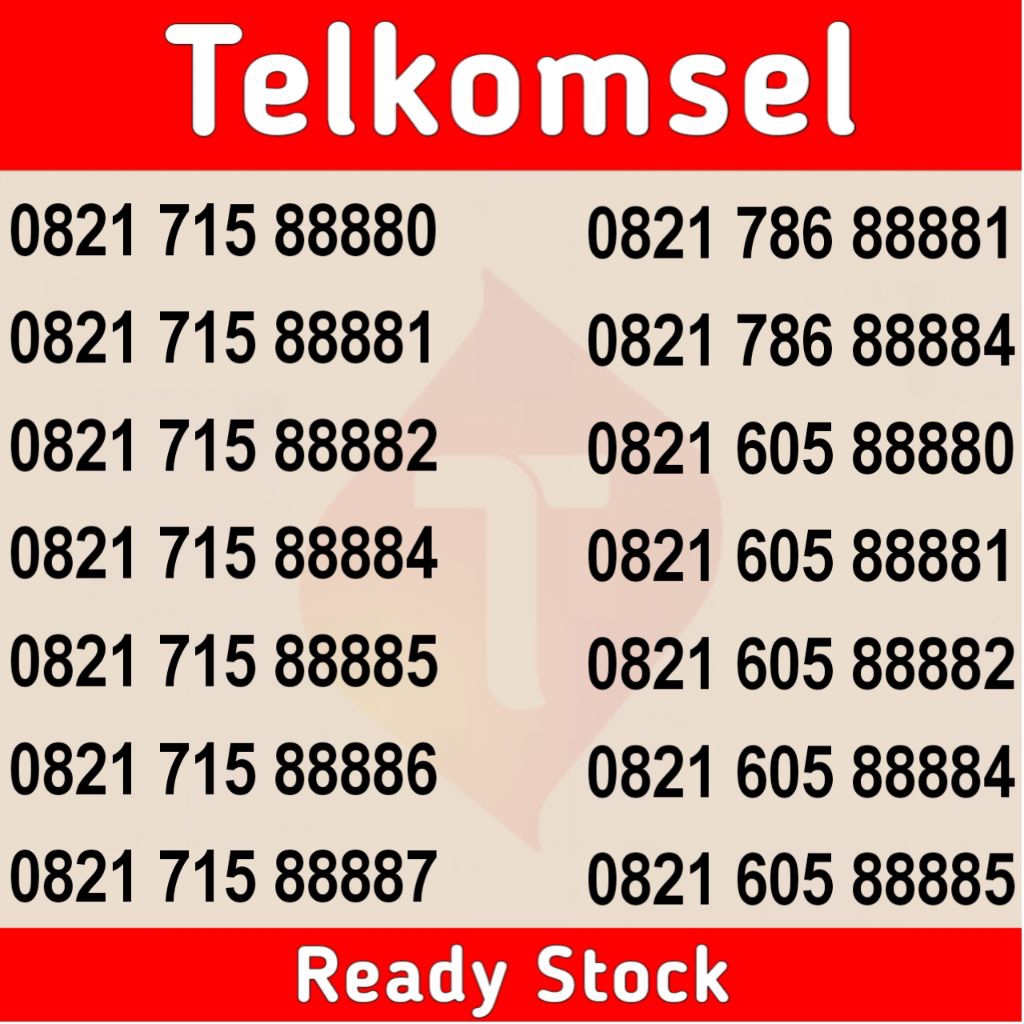 nomor cantik simpati Telkomsel 4g lte bisa cod 88880 88881 88882 88884 88885 88886 88887