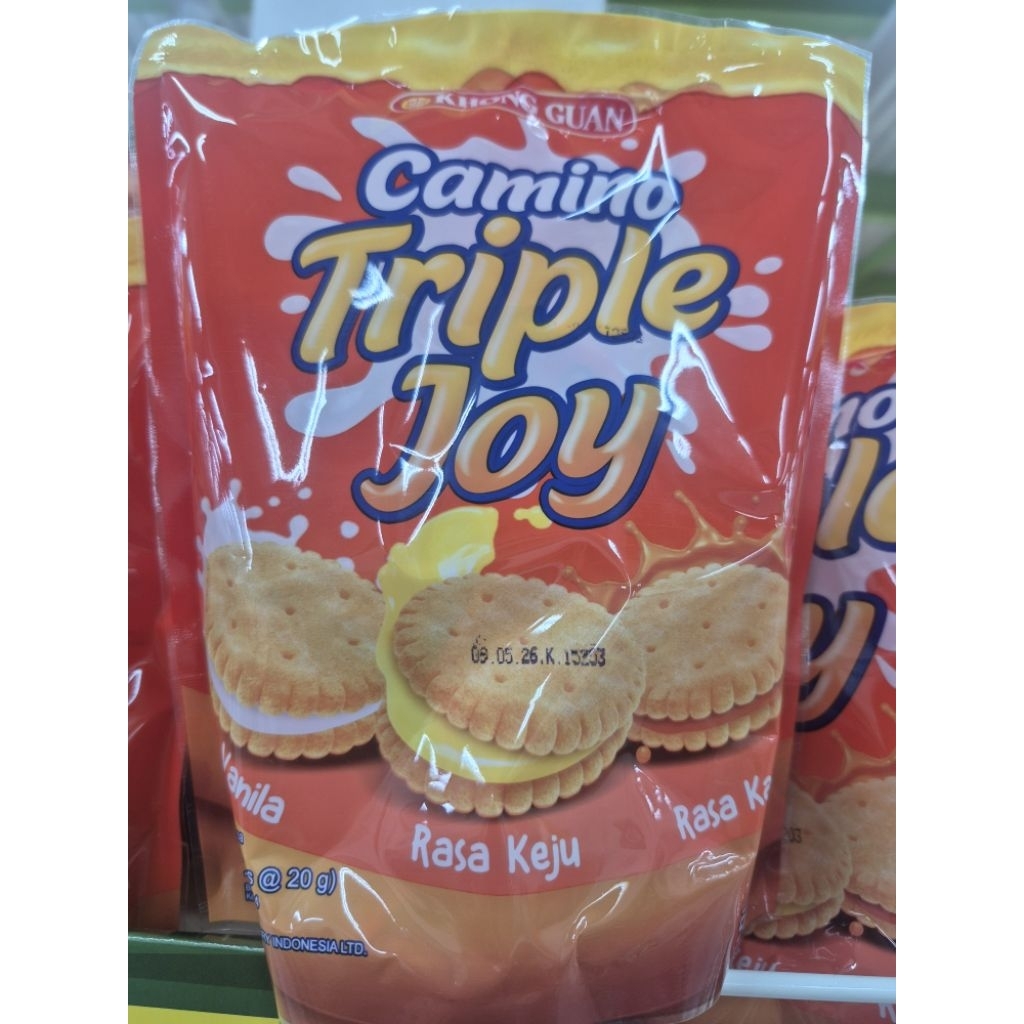 

KHONG GUAN BISKUIT CAMINO TRIPLE JOY 120gram