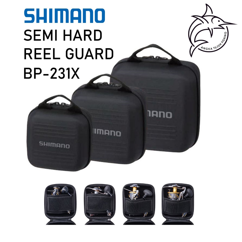 Tempat Box Pelindung Shimano Semi Hard Reel Guar Case BP-231X Penyimpanan Reel Pancing