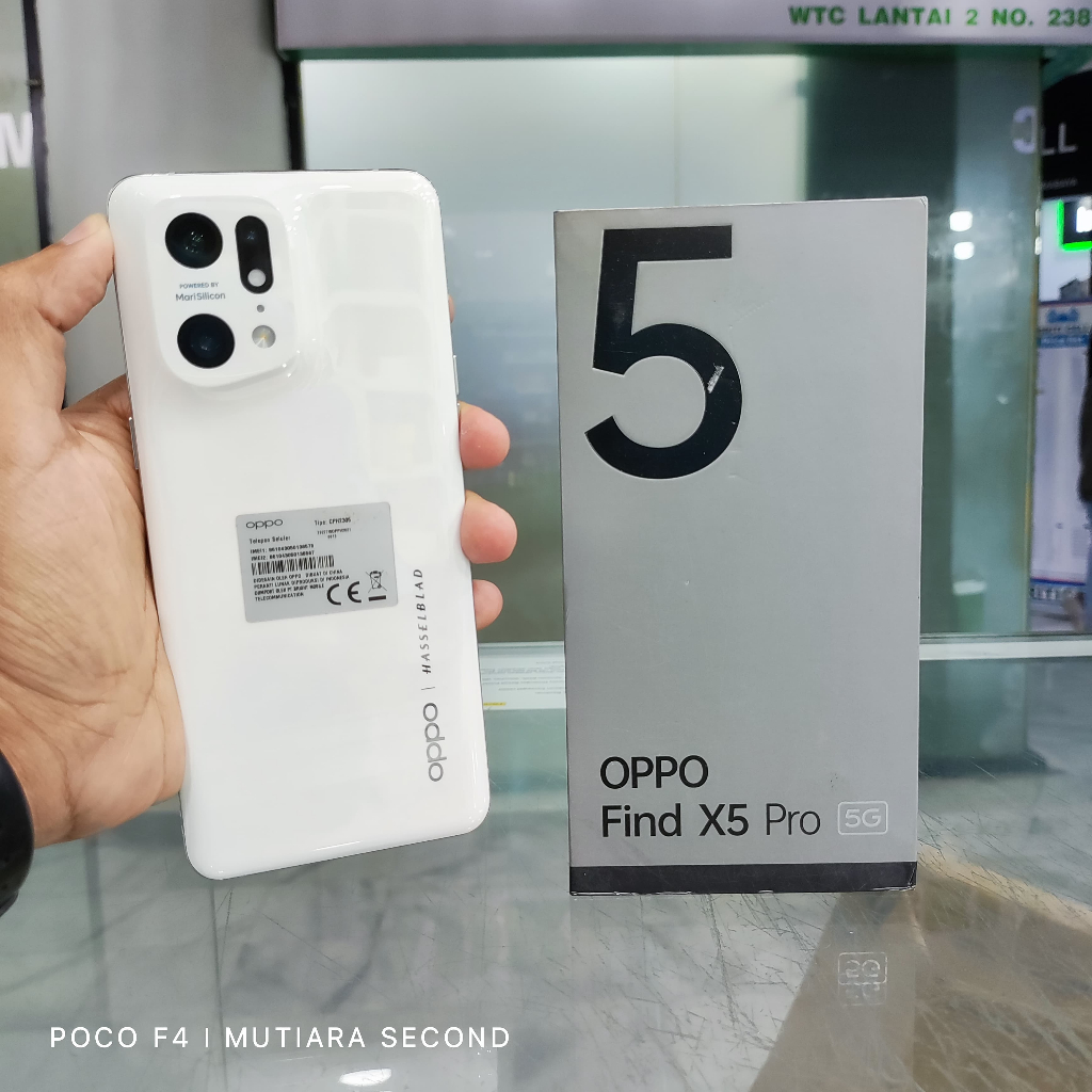 Oppo Find X5 Pro Ram 12GB Rom 256GB Bekas Original