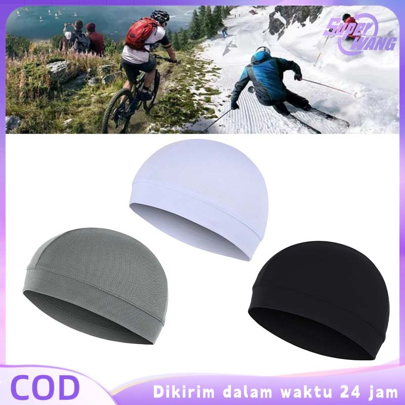 Cap Inner Helm Sepeda Topi Sepeda Kupluk Helm Pelindung Kepala Anti Uv Topi Cover Beanie Dalam Helm 