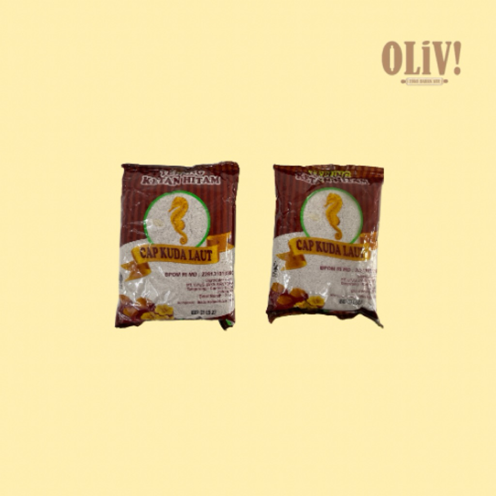 

Tepung Ketan Hitam Cap Kuda Laut 250 gram