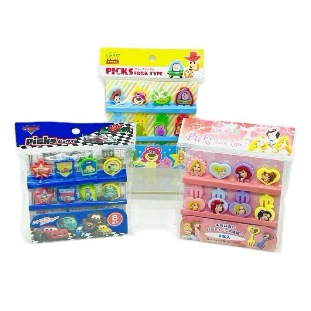FOOD PICKS TUSUK MAKANAN BENTO ANAK DISNEY MICKEY MINNIE TOYSTORY HELLO KITTY LUNCH BOX/PARTY ACCESS