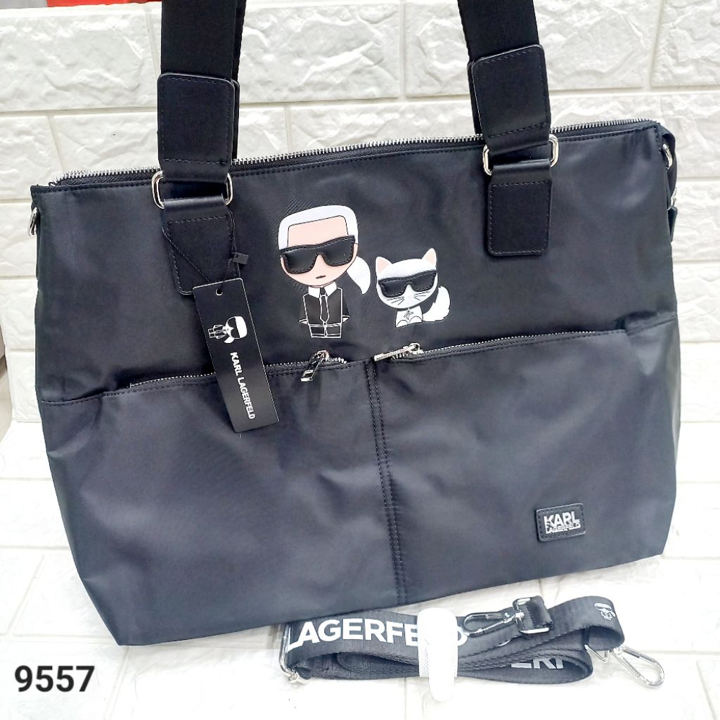 Tas Tote / Travel / Gym  Nylon Tas Wanita Fashion Import *9557