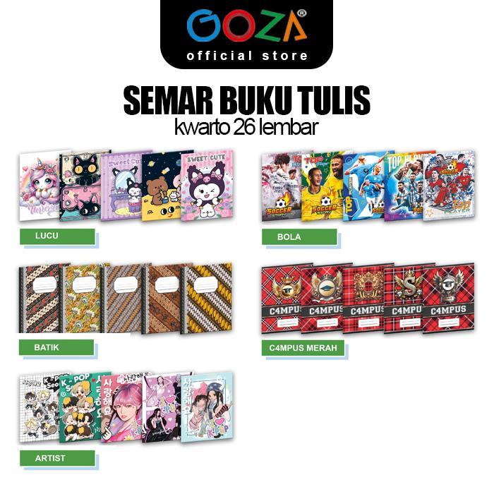 

SEMAR BUKU TULIS 26L, 1 PACK ISI 10 BUKU