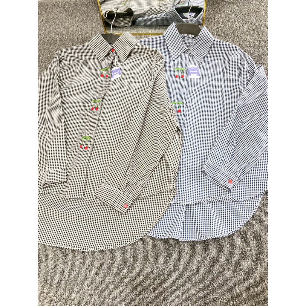 KEMEJA WANITA KATUN MOTIF KOTAK | LILLYCHILI