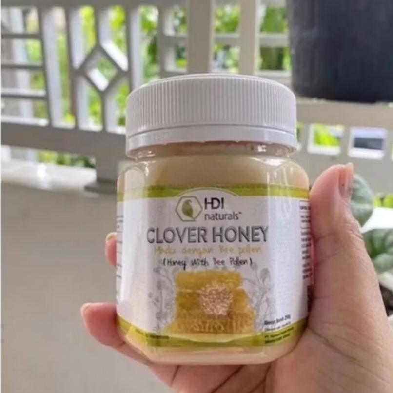 

Clover honey 250gr exp 2028 + sendok kayu