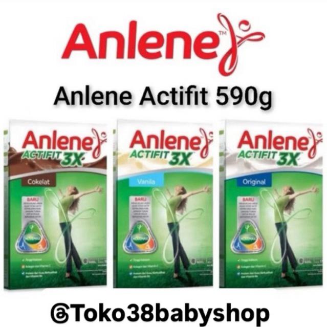 

ANLENE ACTIFIT 3X VANILA COKLAT V 580GR ORIGINAL 590GR COKELAT
