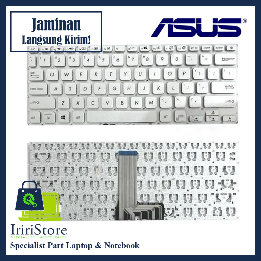 KEYBOARD LAPTOP ASUS  A409UJ A409J, A409JA A409 SILVER