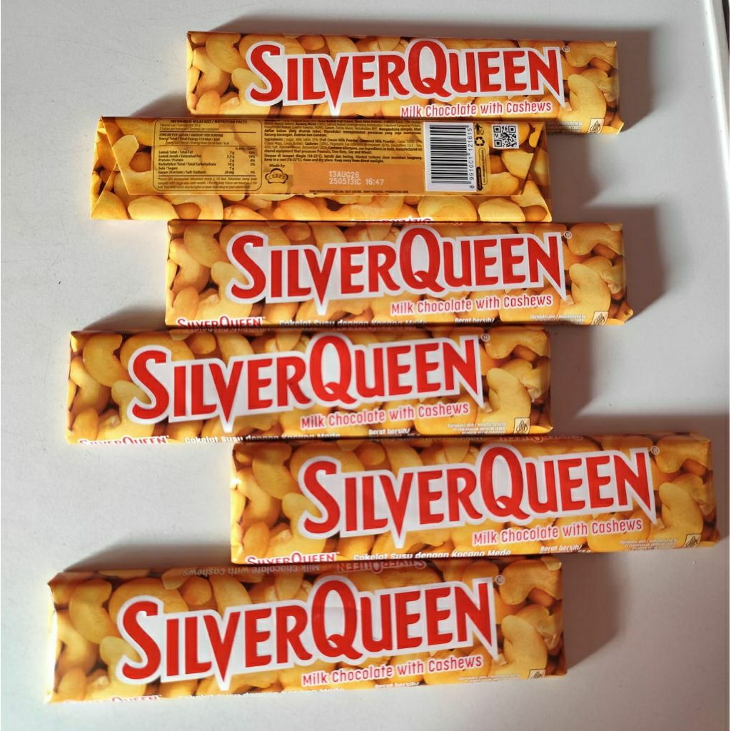 

Silverqueen Milk Chocolate With Cashews 55gr