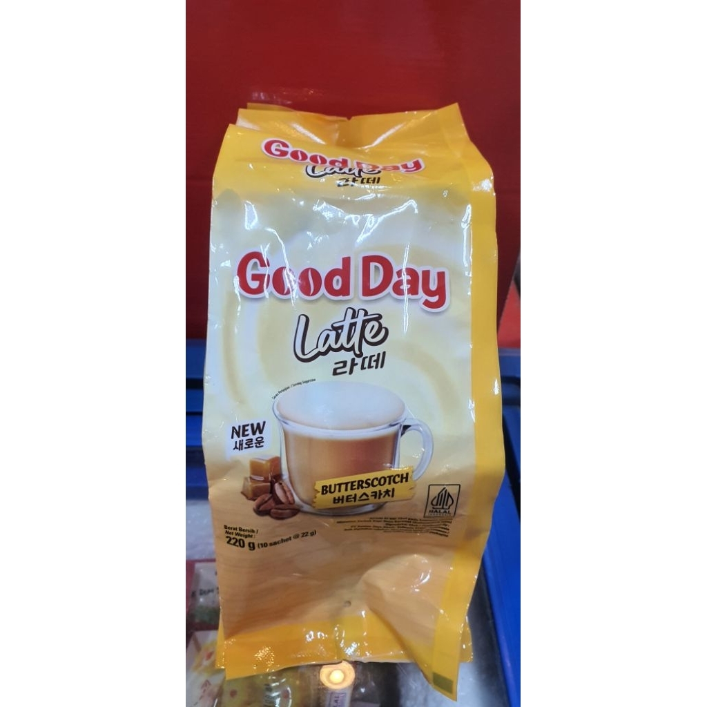 

Good DayLatte Butterscotch 220gr ( 10 sachet @ 22gr )