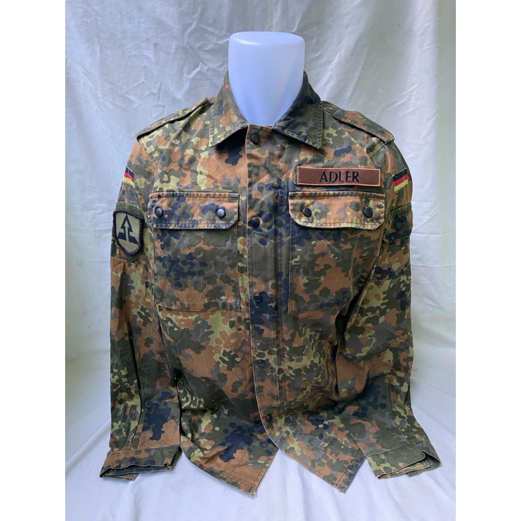 Kemeja BDU Camo loreng Flecktarn Tentara Jerman Army (24)