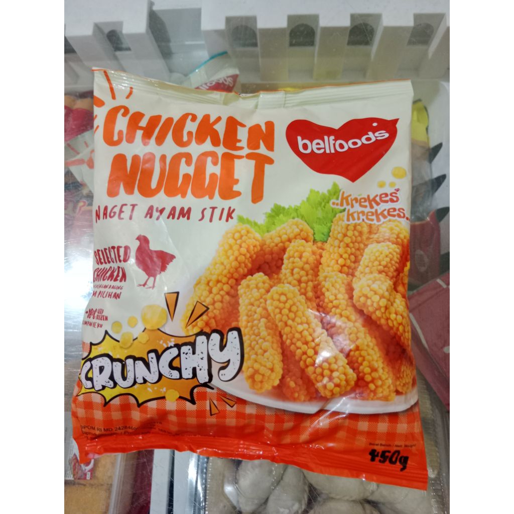 

Belfoods nugget stik Crunchy 450 gr