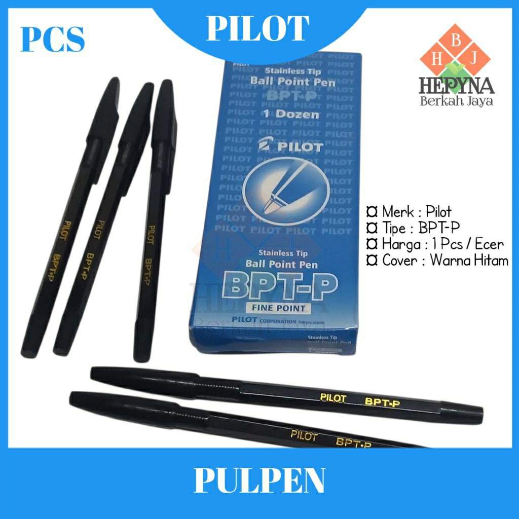

Pulpen Pilot BPT-P Hitam / 1 PCS (Satuan)