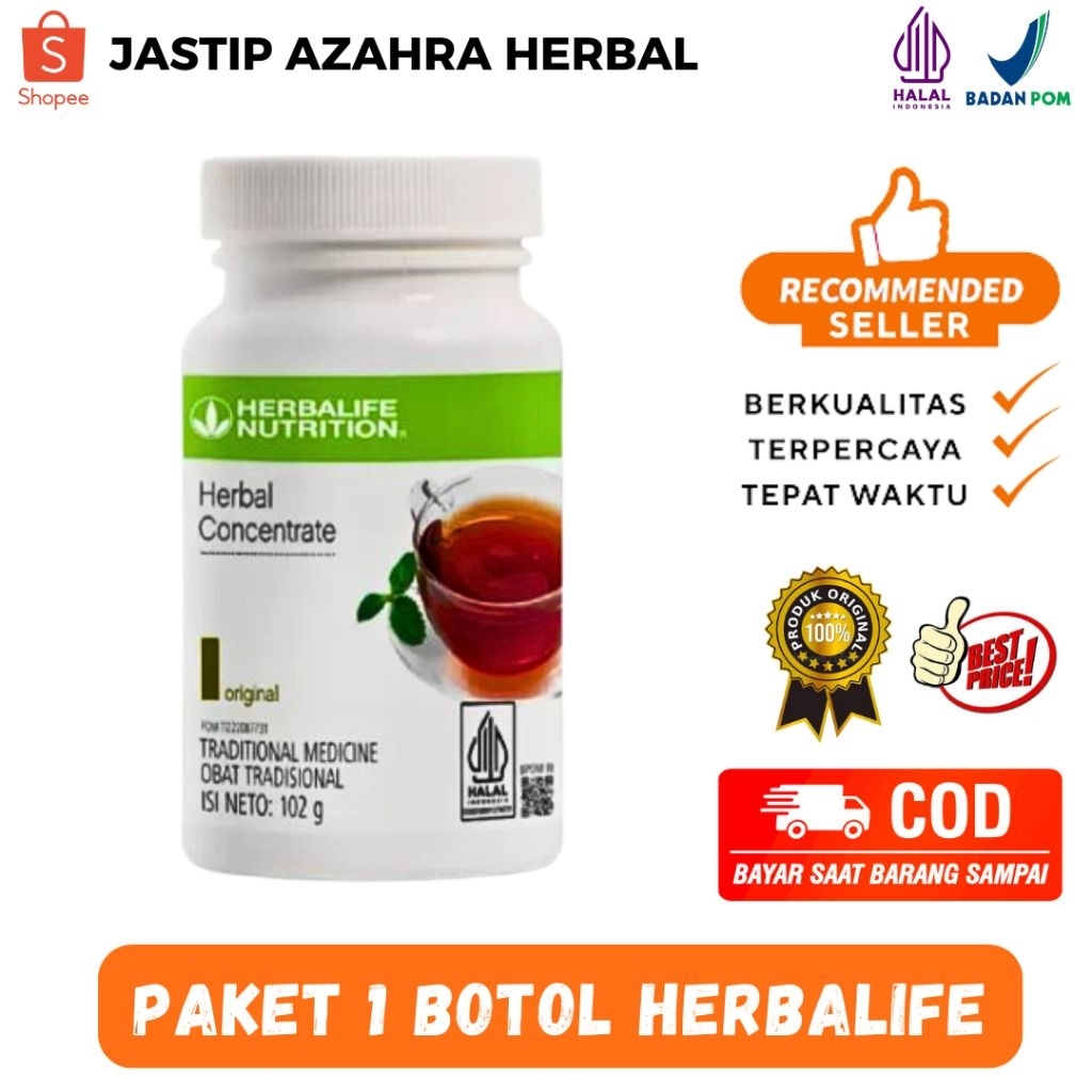 

Herbalife Tea Concentrate (100℅ Asli) Teh Herbal Diet BPOM