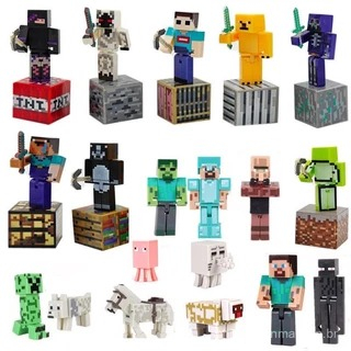 Pajangan Roblox Figure MINECRAFT Enderman Zombie Alex Steve Miniatur MINE CRAFT