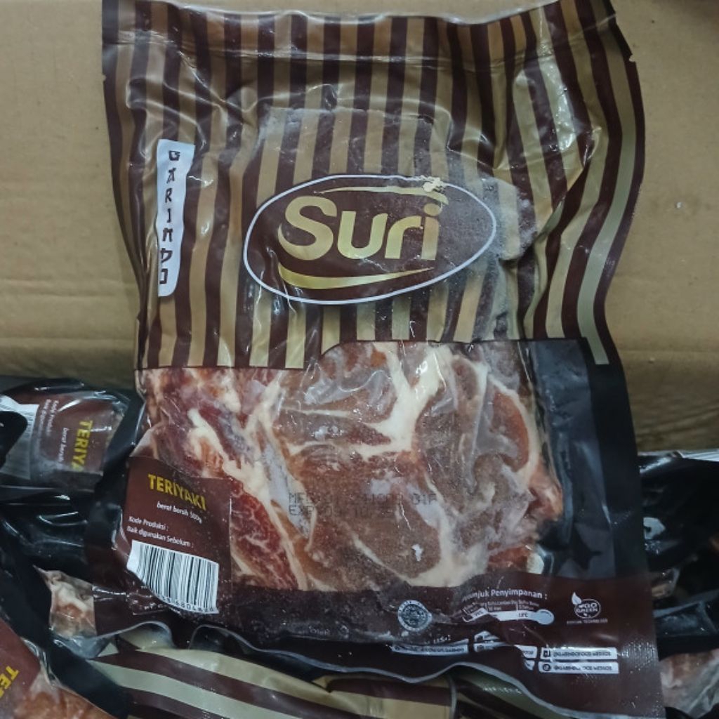 

Suri Beef Slice Teriyaki 500gr