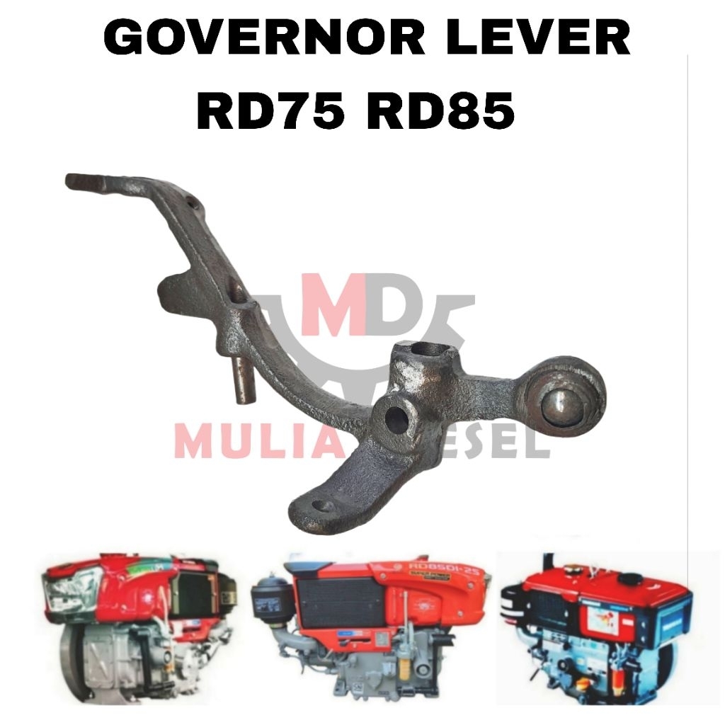 Governor Lever Shaft Gubernur Handle Gas Mesin Kubota RD75 RD85 Diesel RD 75 85