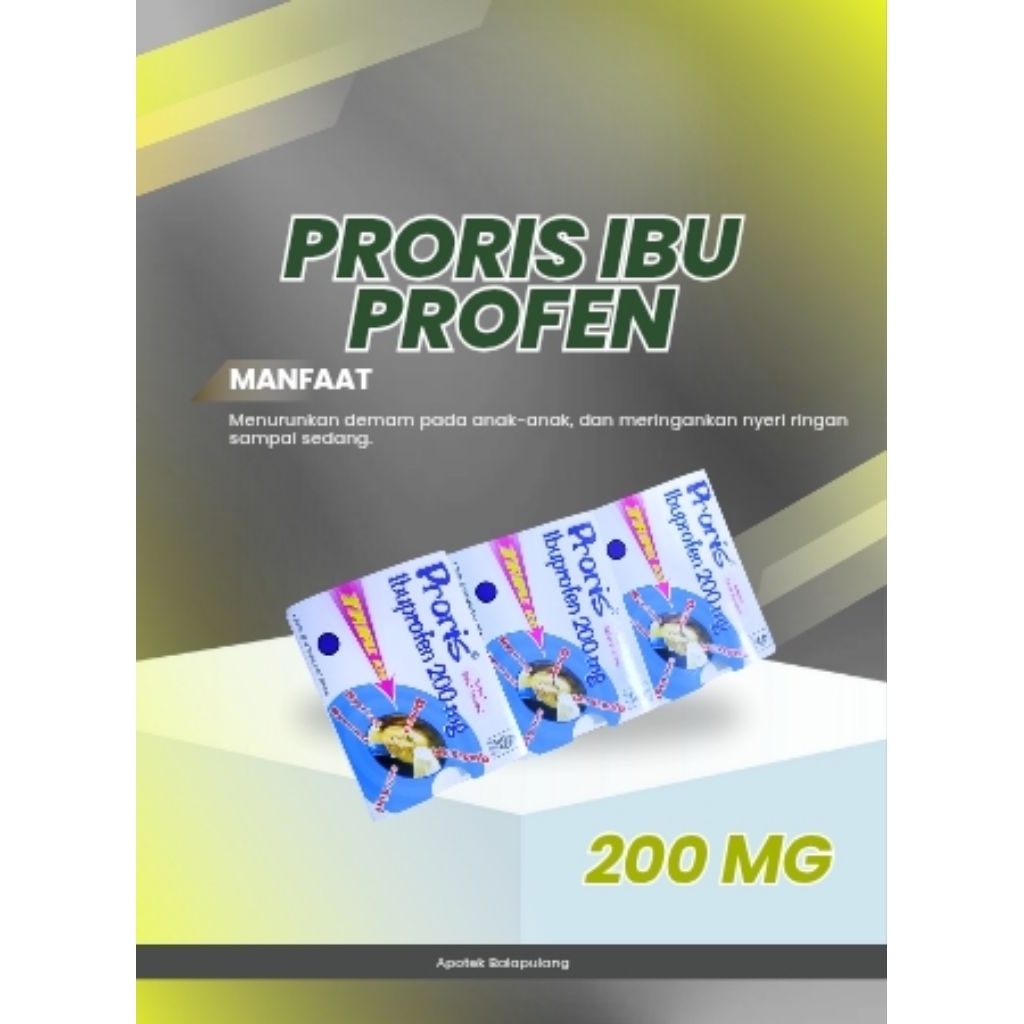 PRORIS Ibuprofen tablet | perpcs