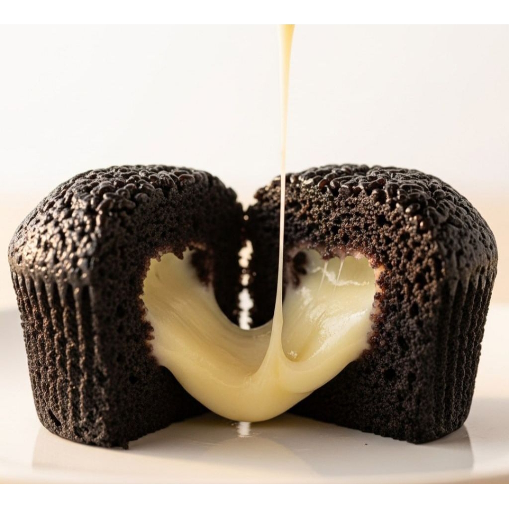 

Cupcake Bolu Ketan Hitam Isi Keju Lumer