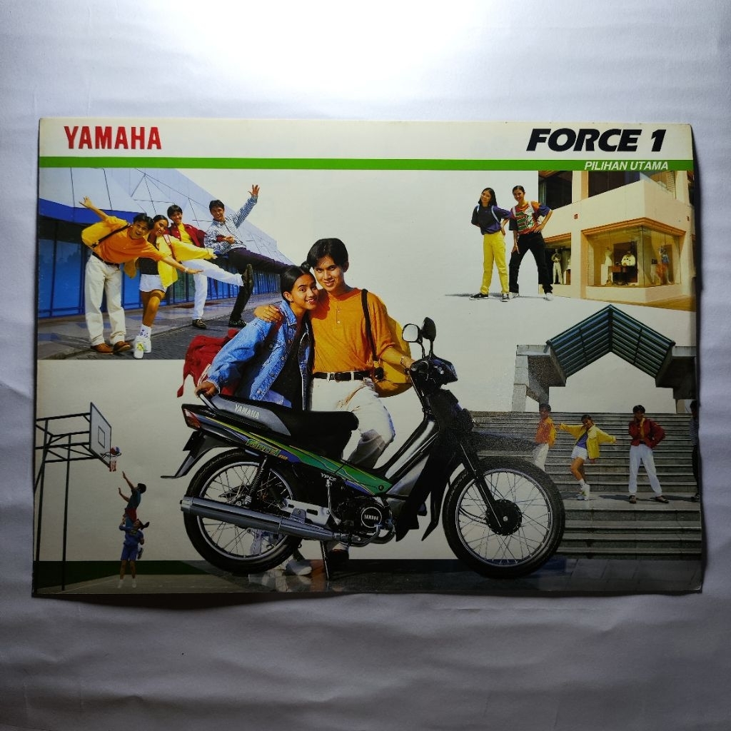 Brosur Flyer Leaflet Poster Jadul Lawas Yamaha Force 1 Force1 Tahun 1995