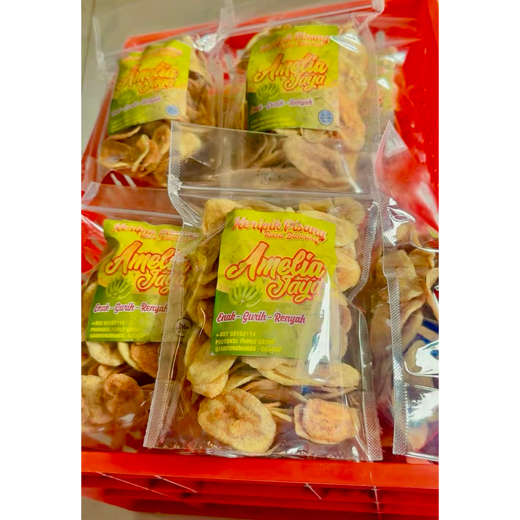 

Kripik pisang varian asin