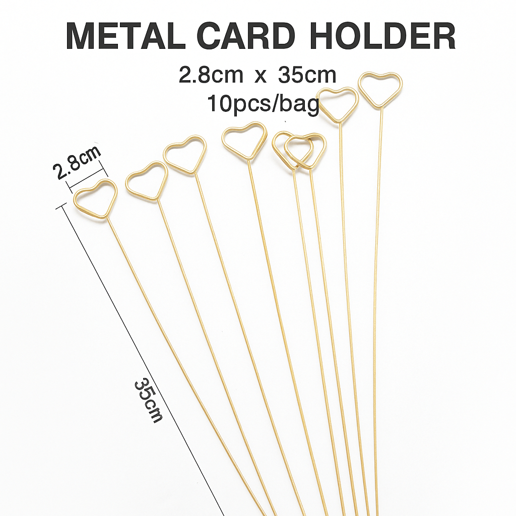 

1 Pack Isi 10 Pcs Stick Card Buket Bunga / Stik Kartu Ucapan Buket