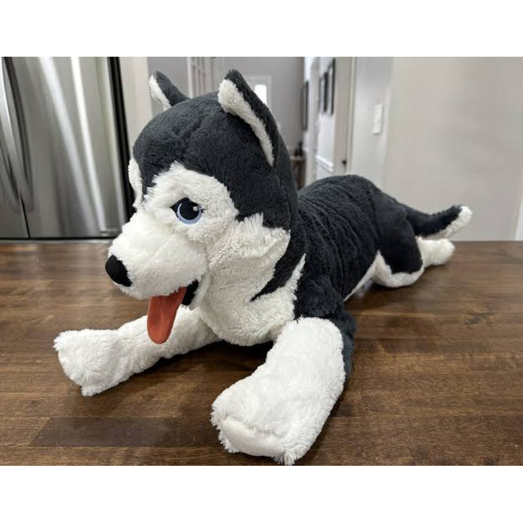 livlig husky boneka ikea 60cm & unicorn kkv