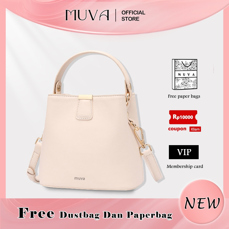 MUVA - Tas Selempang Wanita Fashion Sling Bag Tas Wanita Terkini - FREE Paperbag+Dustbag