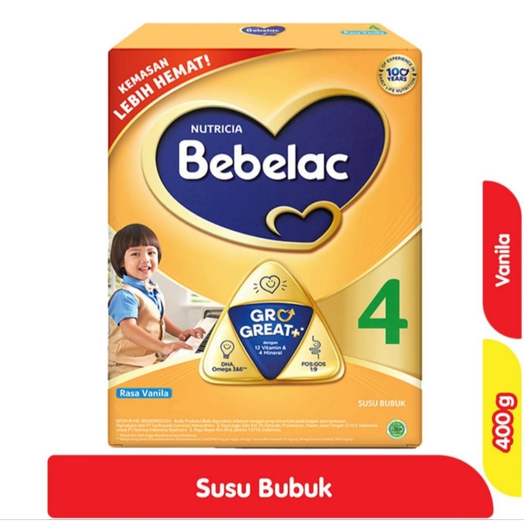 

Bebelac 4 GroGreat+ Vanila 400G