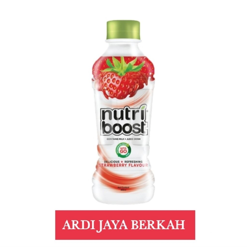 

Nutribost Minuman Susu Rasa Stroberi 300ml