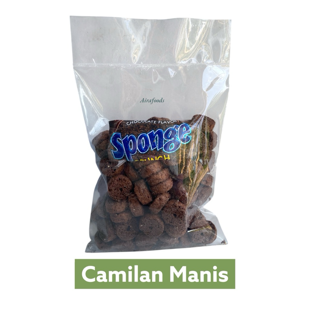 

Oishi Sponge Crunch Coklat Cokelat +-250gr