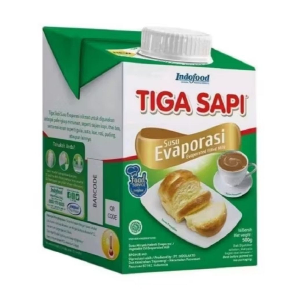 

Tiga sapi susu evaporasi Indofood 500 gram