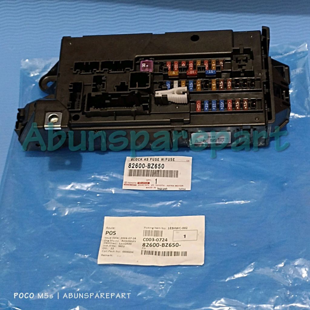 Fuse Box Sekring Toyota Calya Sigra 82600-BZ150 82600-BZ650 Original