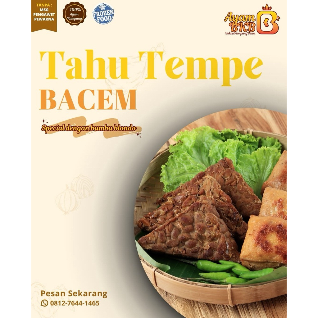 

Tahu Bacem