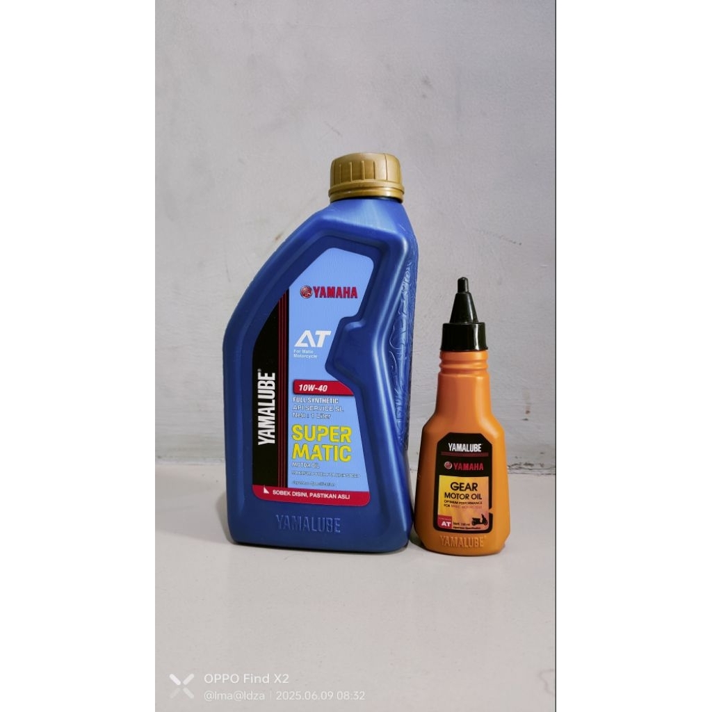 oli Yamalube super matic + oli gardan matic yamaha