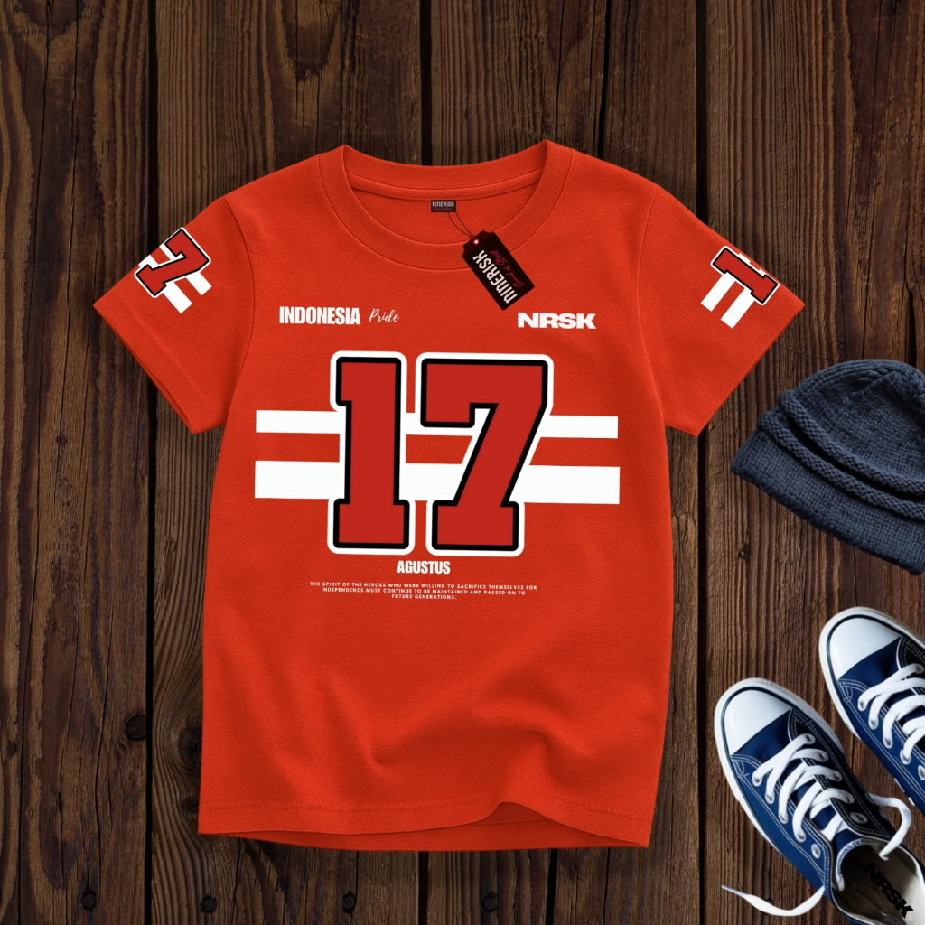 Kaos Anak Merah Putih Agustusan Terbaru / Kaos Anak 17an Keren / Kaos Anak Distro Edisi kemerdekaan