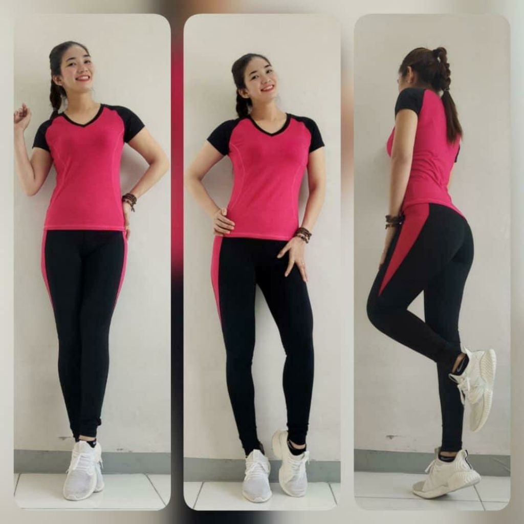 Setelan Baju Senam Aerobic