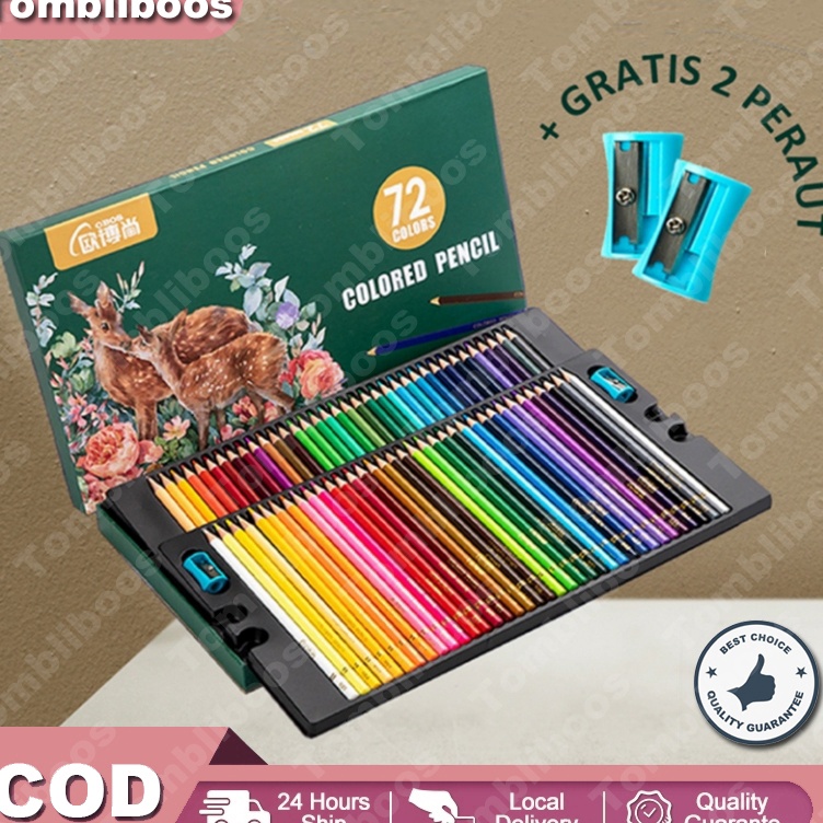 

KODE W88Z COD High Grade Oil Pencil Color Pensil Warna Minyak 487212 Warna