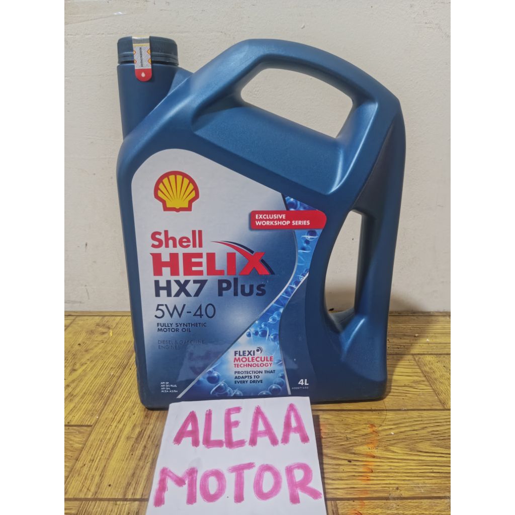 OLI SHELL HELIX HX7 Plus 5W-40 4 LITER | OLI MESIN SHELL HX7 PLUS(OLI MESIN MOBIL)