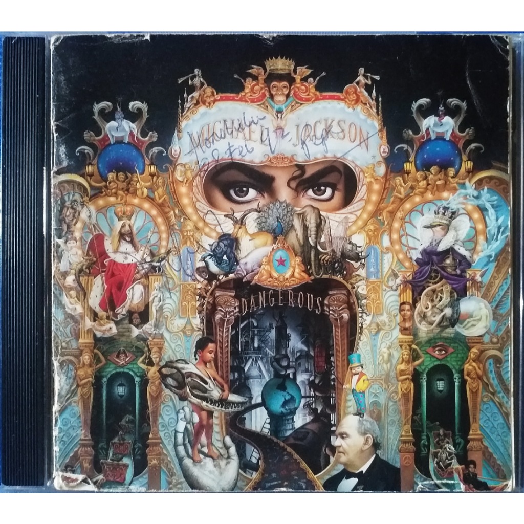 CD (Compact Disc) Original MICHAEL JACKSON - Album DANGEROUS