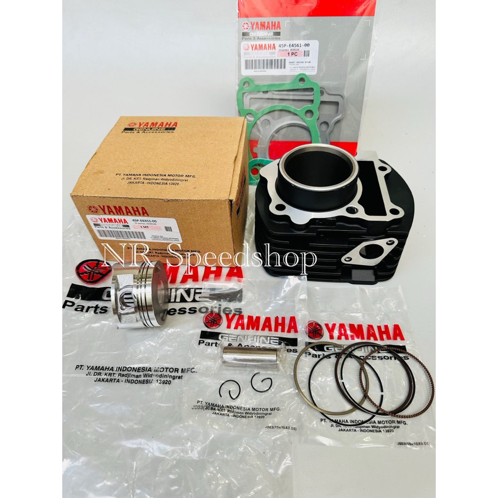 Blok Seher Piston Ring Set + Paking Topset Yamaha Byson Karbu 45P