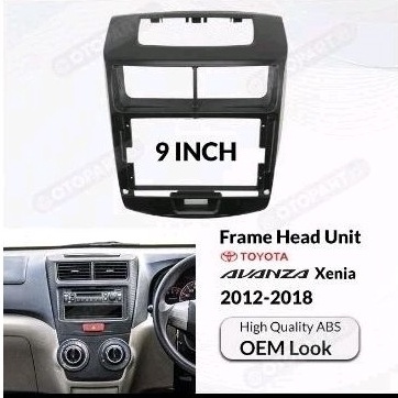KODE F72W Frame tape Headunit Avanza 212  217 9inch