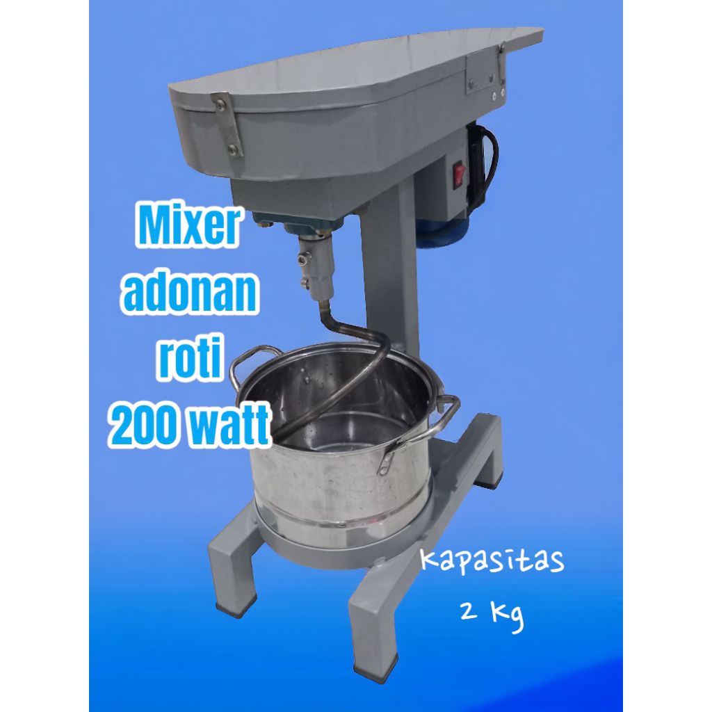 Mesin Mixer Adonan Roti, Bakpao, 400 watt